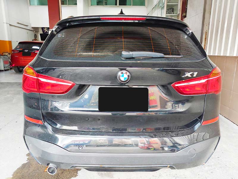 ซ่อมแอร์รถ BMW X1 F48 แอร์ไม่เย็น