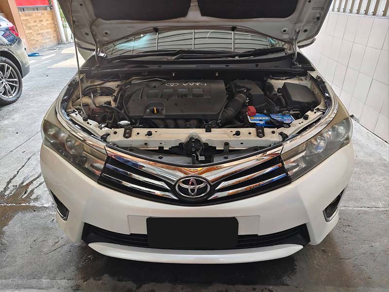ซ่อมแอร์ Toyota Altis แอร์ไม่เย็น